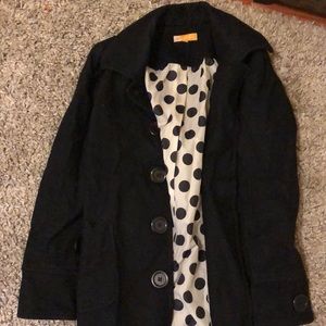 Black pea coat